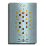Gin Molecule by Luxe Metal (16"H x 12"W x 0.13"D)