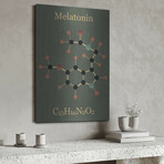 Melatonin Molecule III by Luxe Metal (16"H x 12"W x 0.13"D)