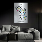 LSD Molecule by Luxe Metal (16"H x 12"W x 0.13"D)
