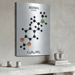 Mdma Molecule by Luxe Metal (16"H x 12"W x 0.13"D)