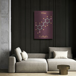 Wine Molecule by Luxe Metal (16"H x 12"W x 0.13"D)