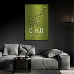 Molecule Thc by Typelike V.1 (24"H x 16"W x 0.13"D)