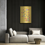 Serotonin Molecule 2 by Luxe Metal (16"H x 12"W x 0.13"D)