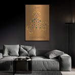 Beer Molecule I by Luxe Metal (16"H x 12"W x 0.13"D)