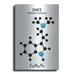 DMT Molecule 2 by Luxe Metal (16"H x 12"W x 0.13"D)
