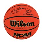 Joakim Noah // Signed Wilson NCAA Basketball w/2x Nat'l Champs