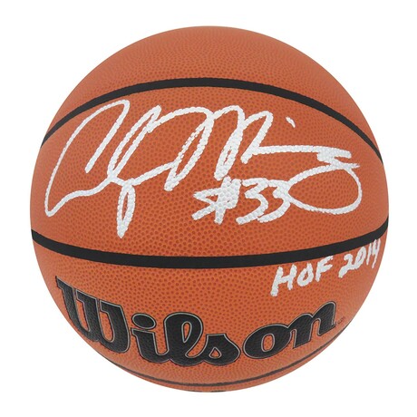 Alonzo Mourning // Signed Wilson Indoor/Outdoor Basketball
