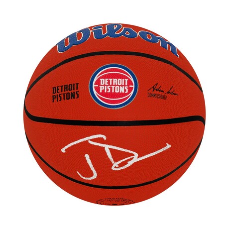 Joe Dumars // Detroit Pistons // Signed Wilson Basketball