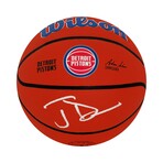 Joe Dumars // Detroit Pistons // Signed Wilson Basketball