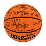 1990 UNLV Runnin' Rebels Team (13 Sigs.) // Signed Wilson NCAA Game Replica