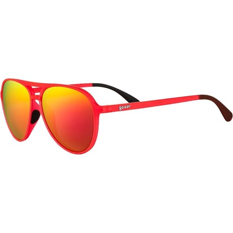 Goodr // Unisex // Mach Gs Polarized Sunglasses // Captain Blunt's Red-Eye