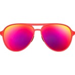 Goodr // Unisex // Mach Gs Polarized Sunglasses // Captain Blunt's Red-Eye