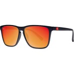 Knockaround // Unisex // Fast Lanes Polarized Sunglasses // Matte Black + Red Sunset