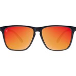 Knockaround // Unisex // Fast Lanes Polarized Sunglasses // Matte Black + Red Sunset