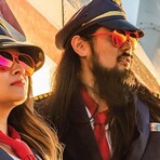 Goodr // Unisex // Mach Gs Polarized Sunglasses // Captain Blunt's Red-Eye