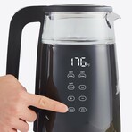 Elite Gourmet 1.7L Double Wall Cool Touch Electric Tea Kettle