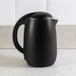 Elite Gourmet 1.8L Cool-Touch dbl-wall insulated Electric Kettle with Stainless Steel Interior, Black