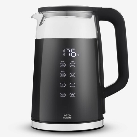 Elite Gourmet 1.7L Double Wall Cool Touch Electric Tea Kettle