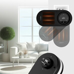 CozyPod Portable Heater // Black // With Case  (2 Pack)