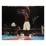 James 'Buster' Douglas // Signed Boxing Fight Knockout Celebration Photo