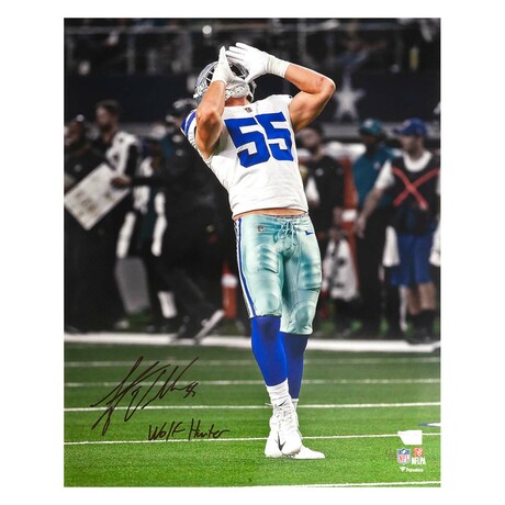 Leighton Vander Esch // Dallas Cowboys // Signed Celebration LE/55 Photo