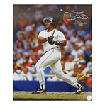 Cecil Fielder // Detroit Tigers // Signed Swinging Action Photo