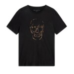 Ss Crew Tee - Embellished Skull // Black (XS)