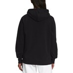 The North Face // Women's // Half Dome Pullover Hoodie // TNF Black + TNF White (L)