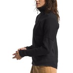 The North Face // Women's // Front Range Fleece Jacket // TNF Black Heather (M)