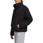 The North Face // Women's // Cragmont Fleece 1/4 Snap Pullover // TNF Black (M)