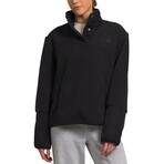 The North Face // Women's // Cragmont Fleece 1/4 Snap Pullover // TNF Black (M)