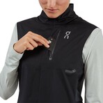 On Running // Women's // Weather Vest // Black (S)