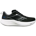 Saucony // Men's // Ride 17 Running Shoe // Black + White (8)