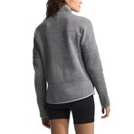 The North Face // Women's // Front Range Fleece Jacket // TNF Medium Grey Heather (L)