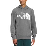 The North Face // Men's // Half Dome Pullover Hoodie // TNF Medium Grey Heather + TNF White (M)