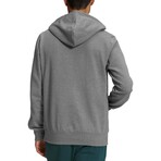 The North Face // Men's // Half Dome Pullover Hoodie // TNF Medium Grey Heather + TNF White (M)