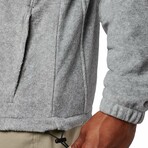 Columbia // Men's // Steens Mountain Full-Zip 2.0 Fleece Jacket // Light Grey Heather (L)