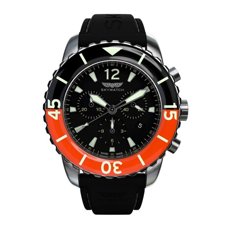 Skywatch Swiss-Made Diver's 44mm Chronograph Quartz // CCI018-2S