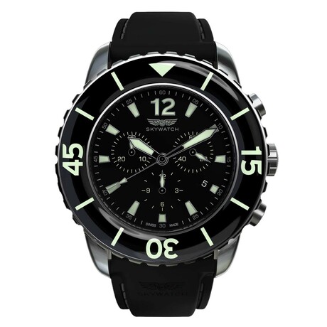 Skywatch Swiss-Made Diver's 46mm Chronograph Quartz // CCI029-1S