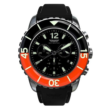 Skywatch Swiss-Made Diver's 46mm Chronograph Quartz // CCI030-1S