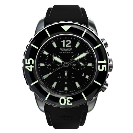 Skywatch Swiss-Made Diver's 44mm Chronograph Quartz // CCI015-2S