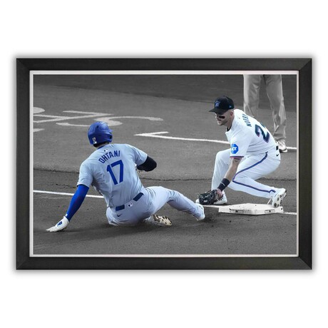 Shohei Ohtani // LA Dodgers // Record Setting 50th Stolen Base // Framed