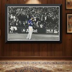 Jose Bautista // TOR Blue Jays // Iconic Bat Flip - Framed Canvas