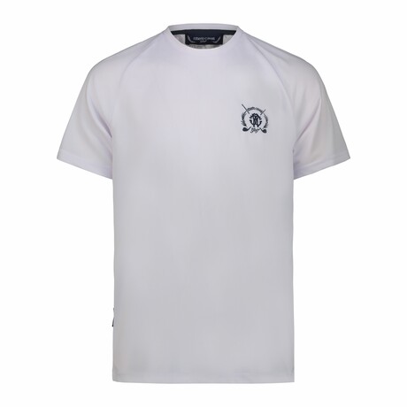 Crewneck  Ergonomic T-Shirt // White (M)