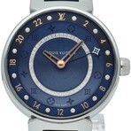 Louis Vuitton Tambour Moon Dual Time Quartz // LV-QA142 // Pre-Owned