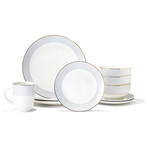 Thea Porcelain 16 Piece Dinnerware Set