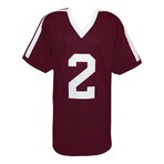 Johnny Manziel // Signed Maroon Custom Football Jersey