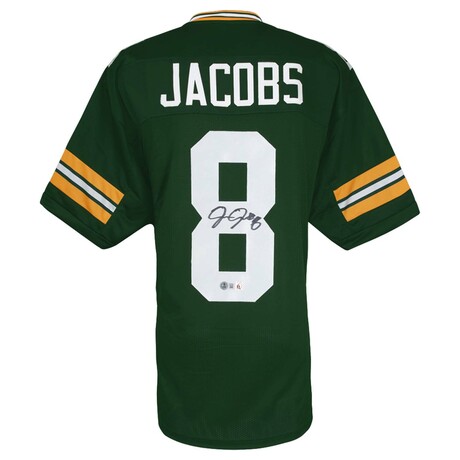Josh Jacobs // Signed Green Custom Football Jersey
