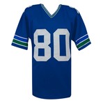 Steve Largent // Signed Blue Custom Jersey w/HOF'95