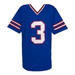 Damar Hamlin // Signed Blue Custom Football Jersey